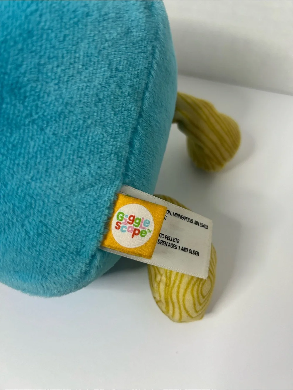 Plush Popsicle‎ Toy in Red, White, Blue with Yellow Legs